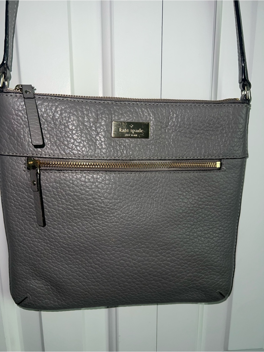 Kate Spate Leather Crossbody purse